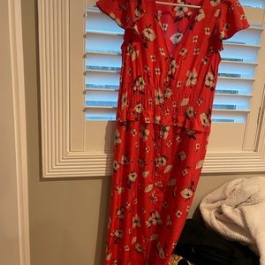 Rebecca Taylor silk floral dress size small
